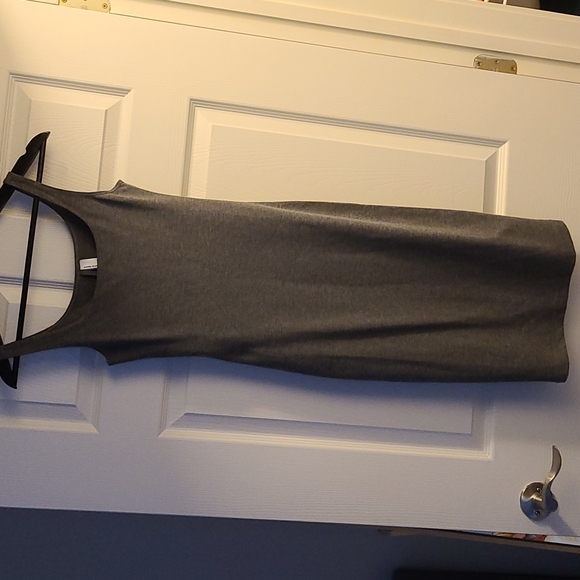 American Apparel Dresses & Skirts - American apparel grey ponte tank dress medium